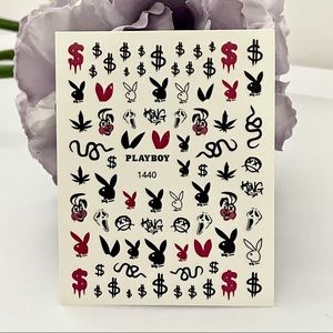 Luxury Designer Logo Fingernail Art Stickers